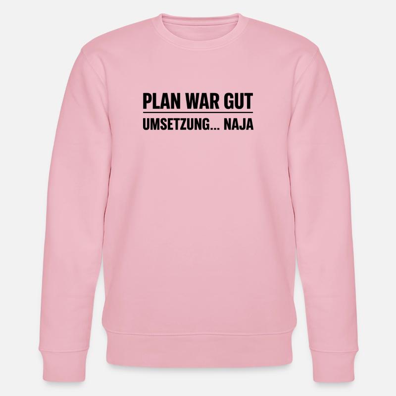 Plan war gut – Umsetzung… naja  - Stanley/Stella Unisex Bio-Sweatshirt CHANGER  - Hellrosa