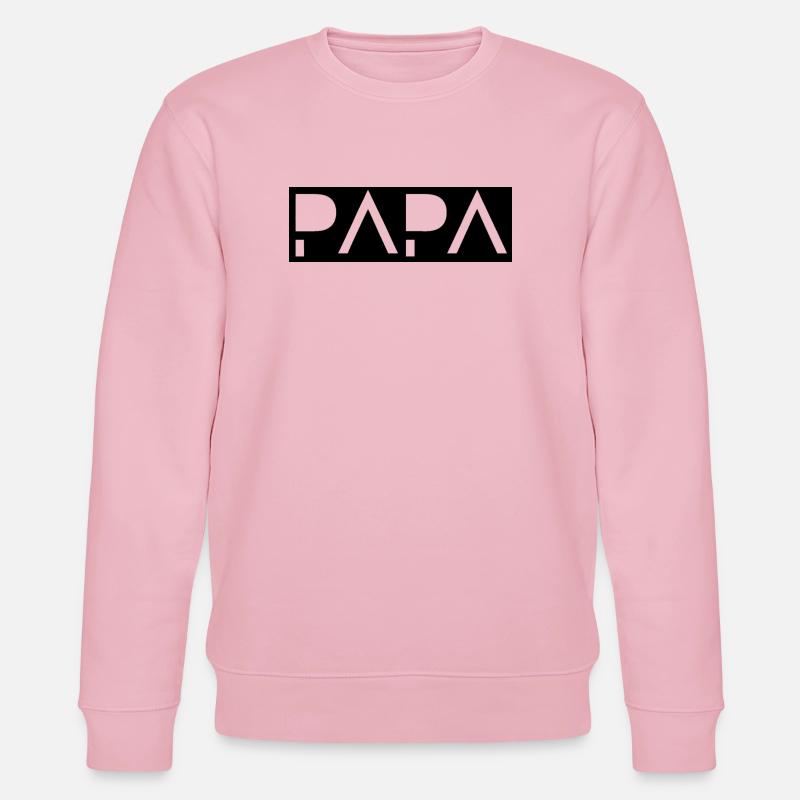 Papa - Stanley/Stella Unisex Bio-Sweatshirt CHANGER - Hellrosa