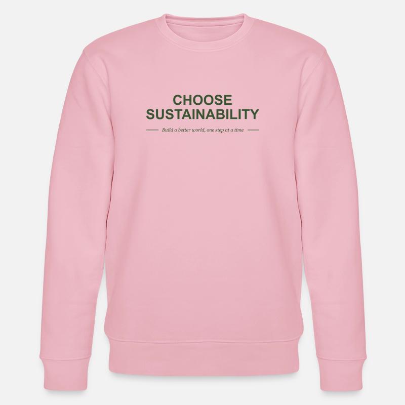 Choisissez la durabilité - Sweat bio CHANGER Stanley/Stella Unisexe - rose pâle