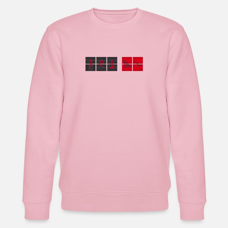 Zähler - Stanley/Stella Unisex Bio-Sweatshirt CHANGER  - Hellrosa