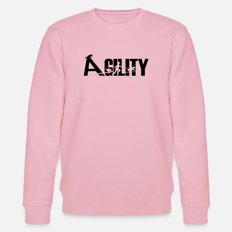 Agility - Stanley/Stella Unisex Bio-Sweatshirt CHANGER  - Hellrosa