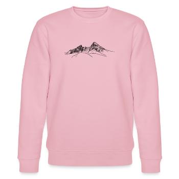 watzmann, Berchtesgaden, bayrische Alpen, Berg - Stanley/Stella Unisex Bio-Sweatshirt CHANGER  - Hellrosa - Vorne - Jaron (178cm) & Liana (172cm)