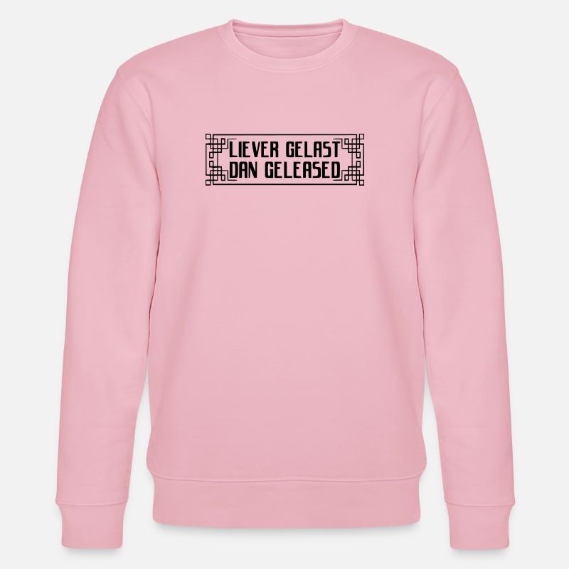 Autocollant soudé plutôt que loué * - Sweat bio CHANGER Stanley/Stella Unisexe - rose pâle