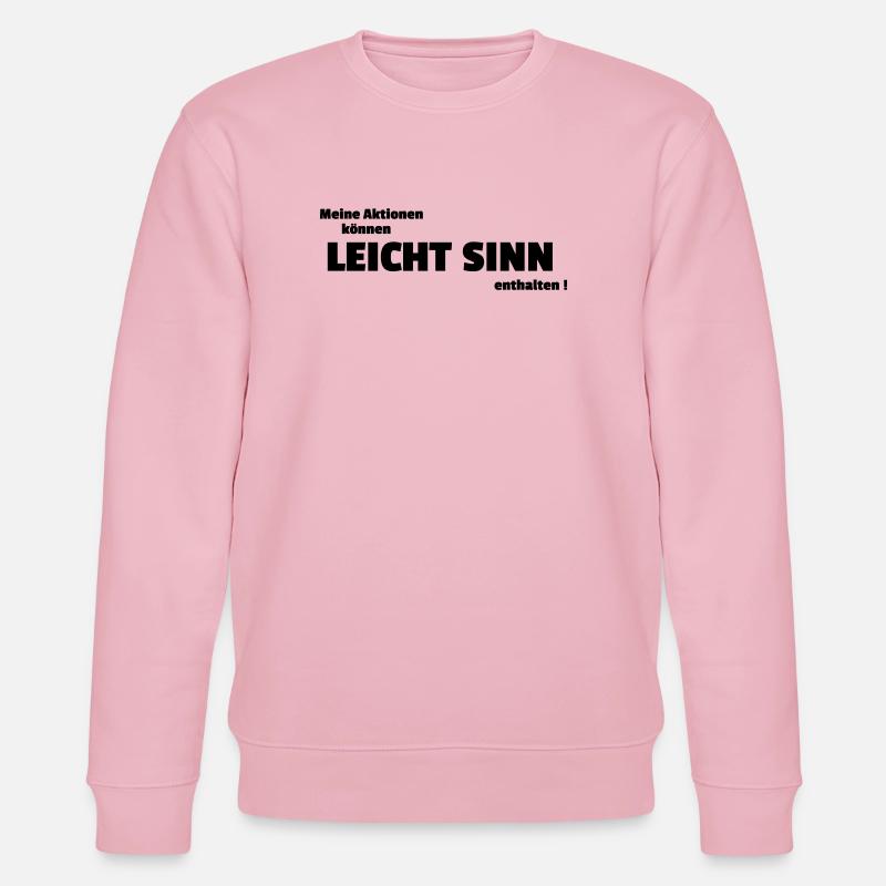 Leicht Sinn - Stanley/Stella Unisex Bio-Sweatshirt CHANGER  - Hellrosa