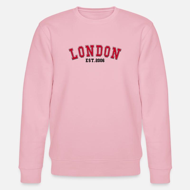 London Est. 2006 - Stanley/Stella Unisex Bio-Sweatshirt CHANGER  - Hellrosa