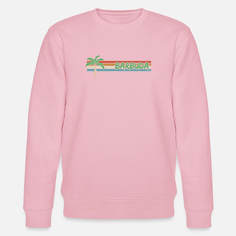 Geschenk für Barbuda - Stanley/Stella Unisex Bio-Sweatshirt CHANGER - Hellrosa