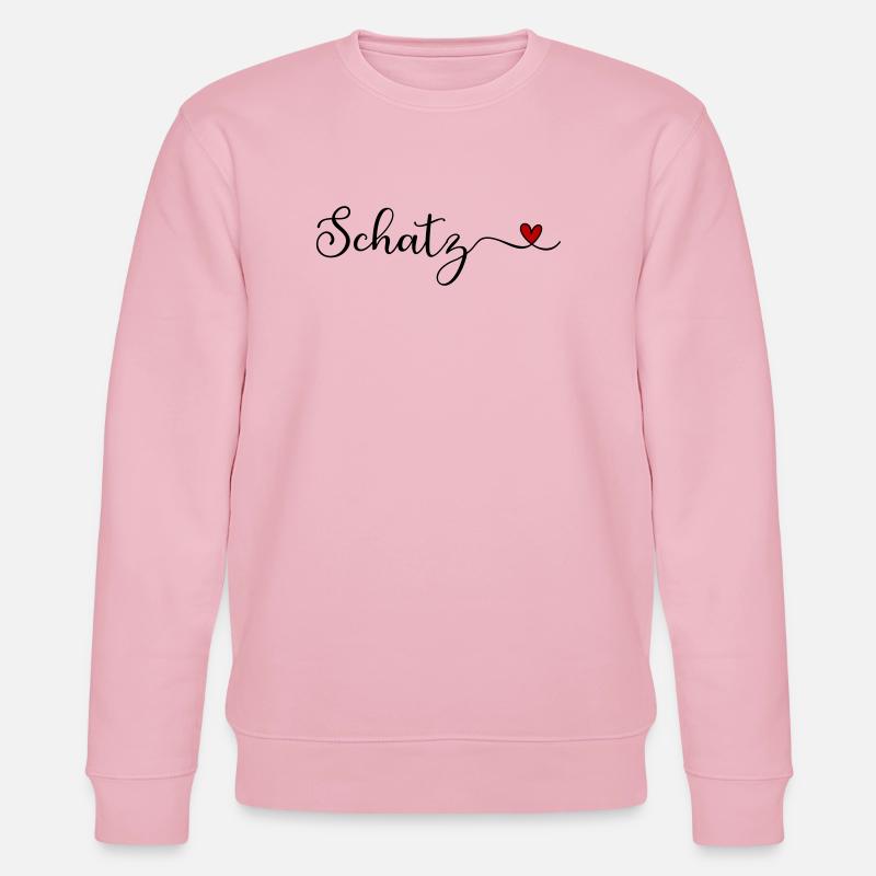 Schatz - Stanley/Stella Unisex Bio-Sweatshirt CHANGER  - Hellrosa