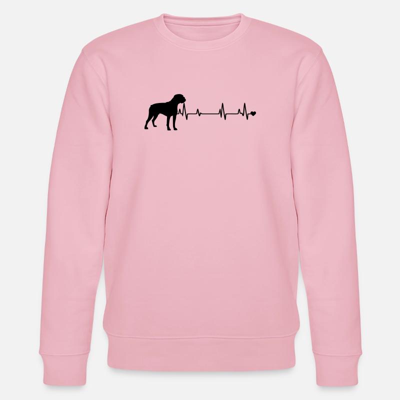 Hund - Stanley/Stella Unisex Bio-Sweatshirt CHANGER  - Hellrosa