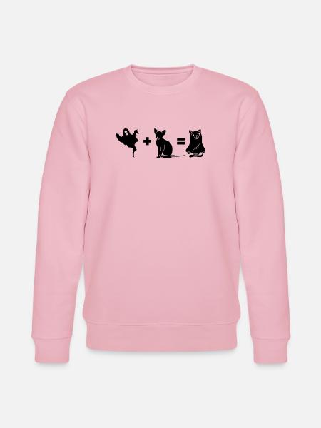 Funny Halloween Dog Ghost - Stanley/Stella Unisex Bio-Sweatshirt CHANGER - Hellrosa