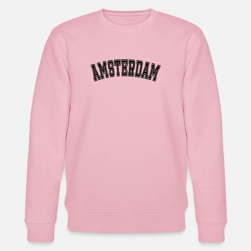 Conception AMSTERDAM - Sweat bio CHANGER Stanley/Stella Unisexe - rose pâle