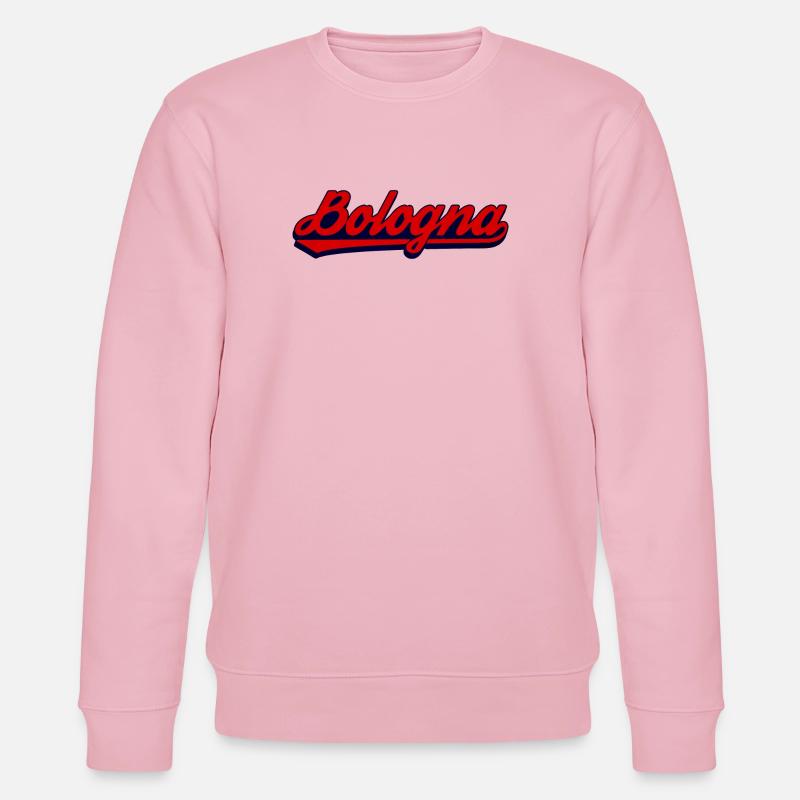 Bologna Script Retro Design - Stanley/Stella CHANGER Unisex Organic Sweatshirt - cotton pink