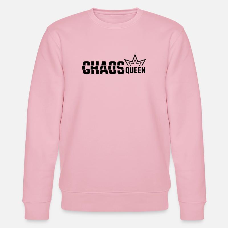 REINE DU CHAOS - Sweat bio CHANGER Stanley/Stella Unisexe - rose pâle