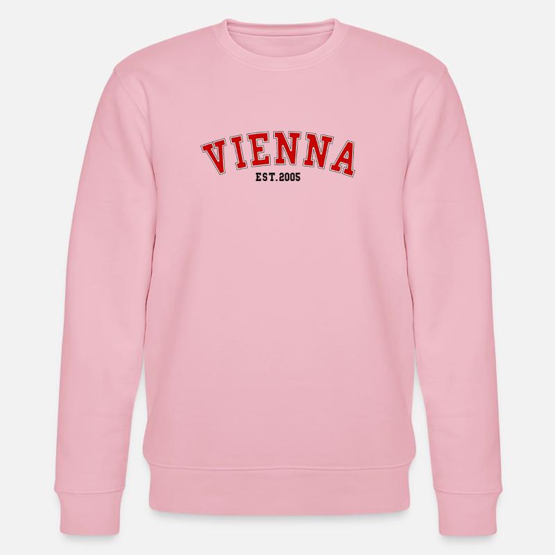 Vienna_Est_2005 - Stanley/Stella Unisex Bio-Sweatshirt CHANGER  - Hellrosa