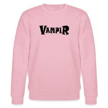 Vampire - Stanley/Stella CHANGER Unisex Organic Sweatshirt - cotton pink - Front - Jaron (178cm) & Liana (172cm)