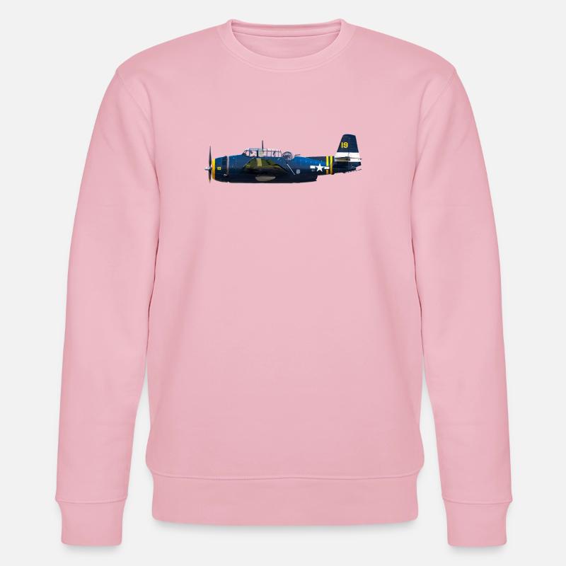 TBF Avenger - Stanley/Stella Unisex Bio-Sweatshirt CHANGER  - Hellrosa