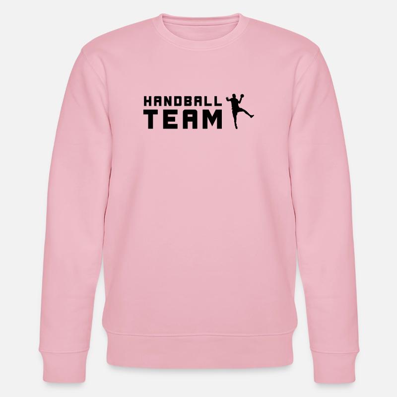 Silhouette de l’équipe de handball - Sweat bio CHANGER Stanley/Stella Unisexe - rose pâle