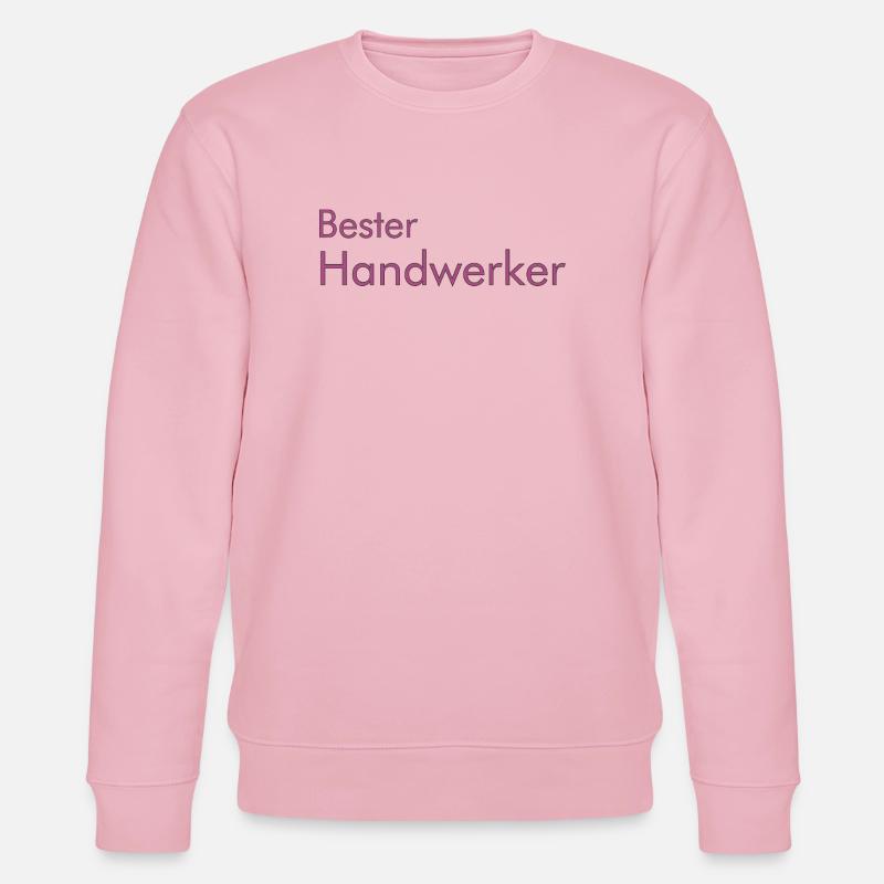 Bester Handwerker - Stanley/Stella Unisex Bio-Sweatshirt CHANGER  - Hellrosa