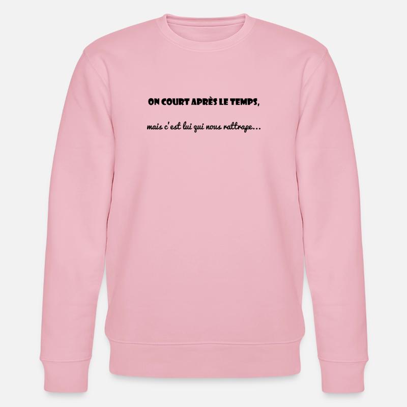 MESSAGE. CITATIONS. HUMOUR. CITATIONS DRÔLES - Sweat bio CHANGER Stanley/Stella Unisexe - rose pâle