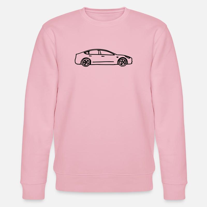 Model 3 gezeichnet - Stanley/Stella Unisex Bio-Sweatshirt CHANGER  - Hellrosa