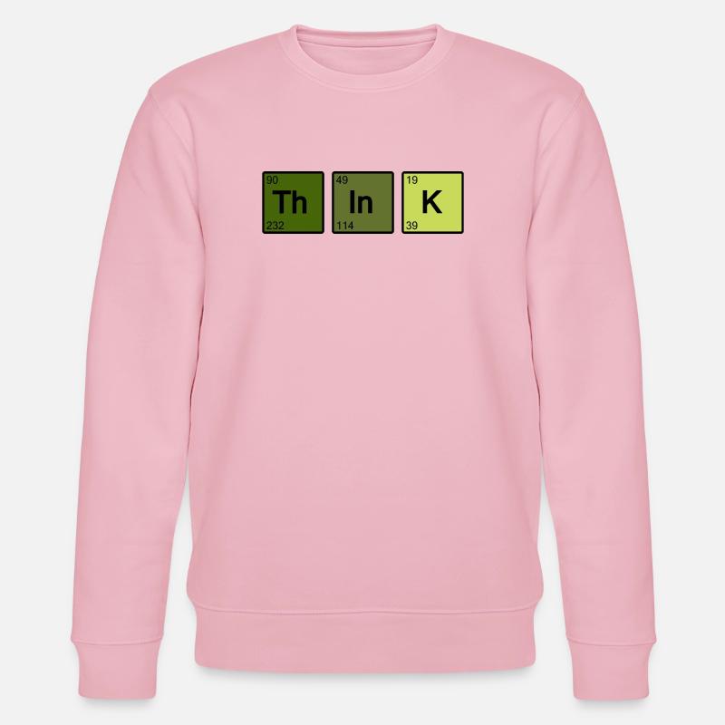 Think (green) - Stanley/Stella CHANGER Unisex Organic Sweatshirt - cotton pink