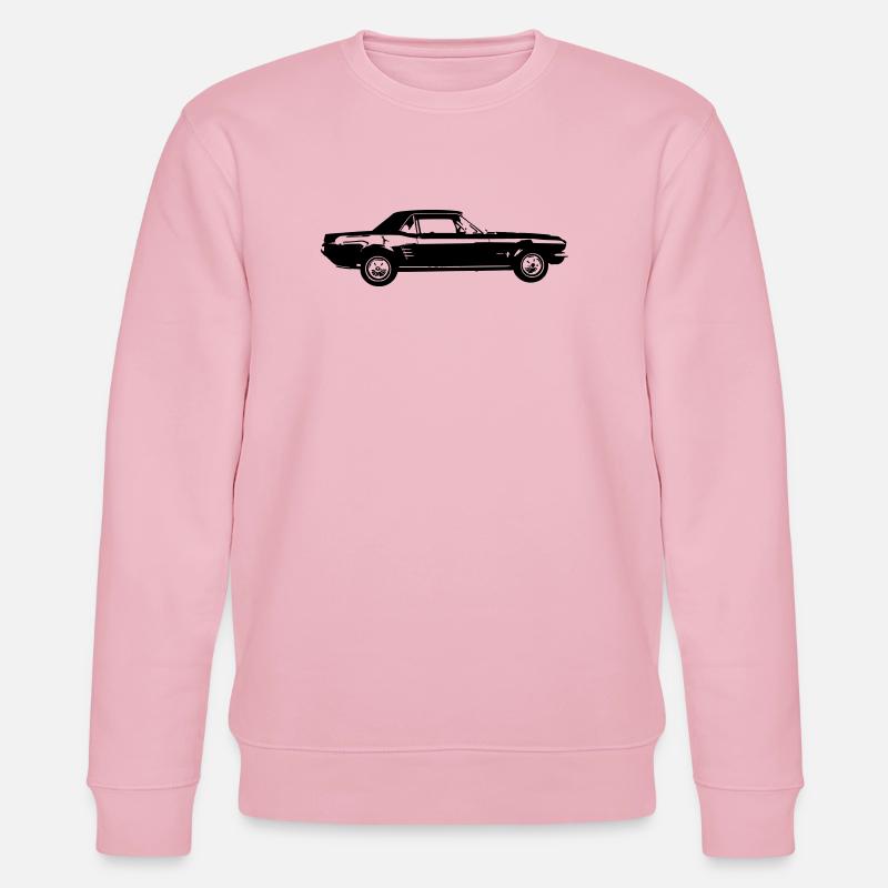 Oldtimer US Car Design - Stanley/Stella Unisex Bio-Sweatshirt CHANGER  - Hellrosa