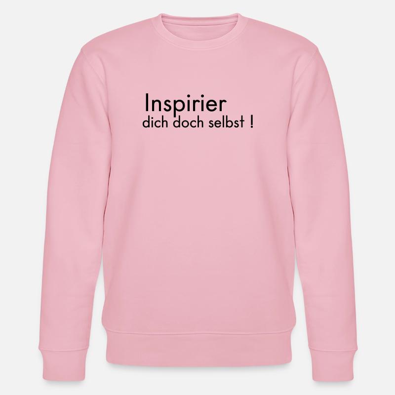 Inspirier dich - Stanley/Stella Unisex Bio-Sweatshirt CHANGER  - Hellrosa