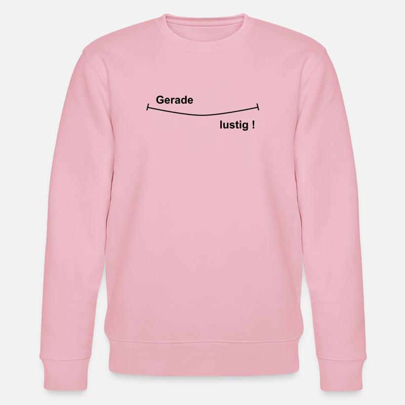 Gerade lustig - Stanley/Stella Unisex Bio-Sweatshirt CHANGER  - Hellrosa