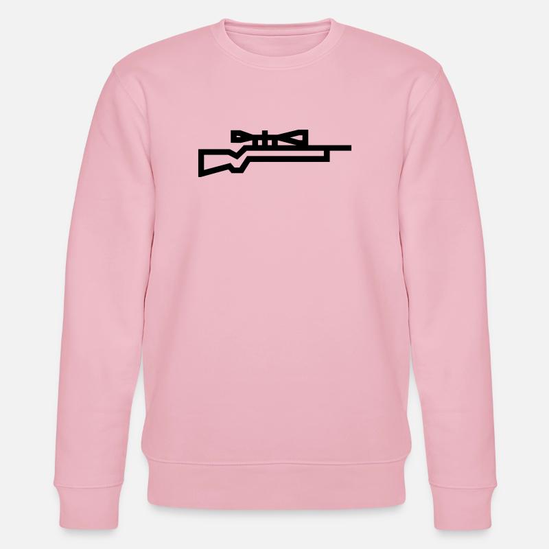 Scharfschütze - Stanley/Stella Unisex Bio-Sweatshirt CHANGER  - Hellrosa
