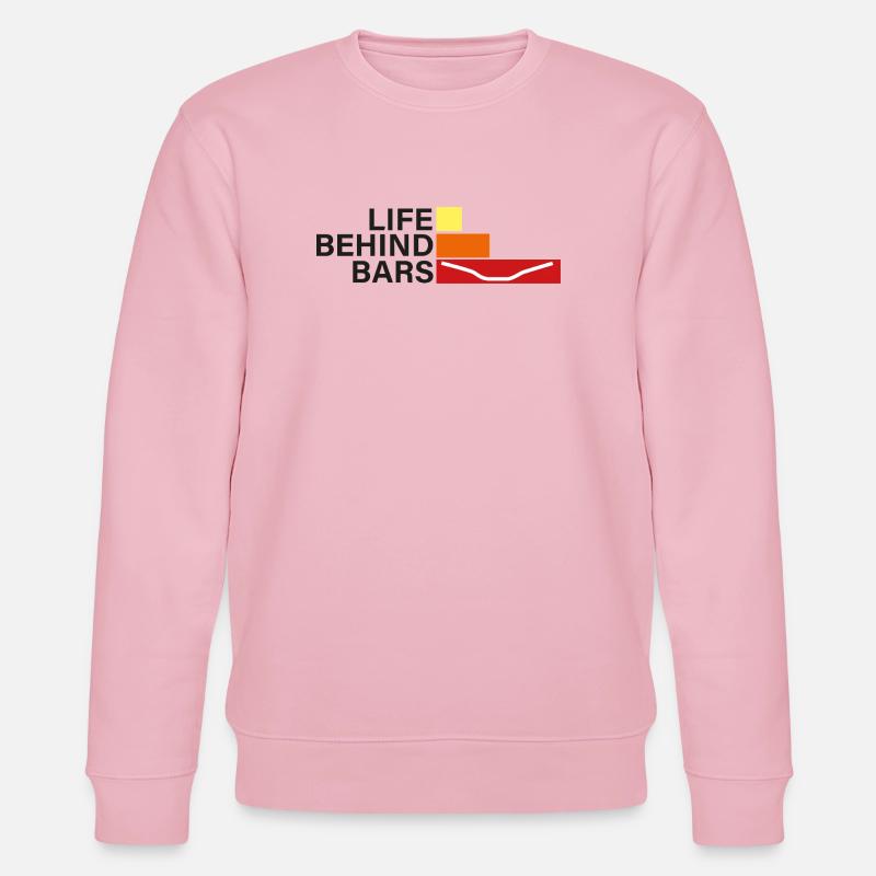 LEBEN HINTER GITTERN Leben hinter Hanteln - Stanley/Stella Unisex Bio-Sweatshirt CHANGER  - Hellrosa