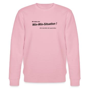 Win-Win - Stanley/Stella Unisex Bio-Sweatshirt CHANGER  - Hellrosa - Vorne - Jaron (178cm) & Liana (172cm)