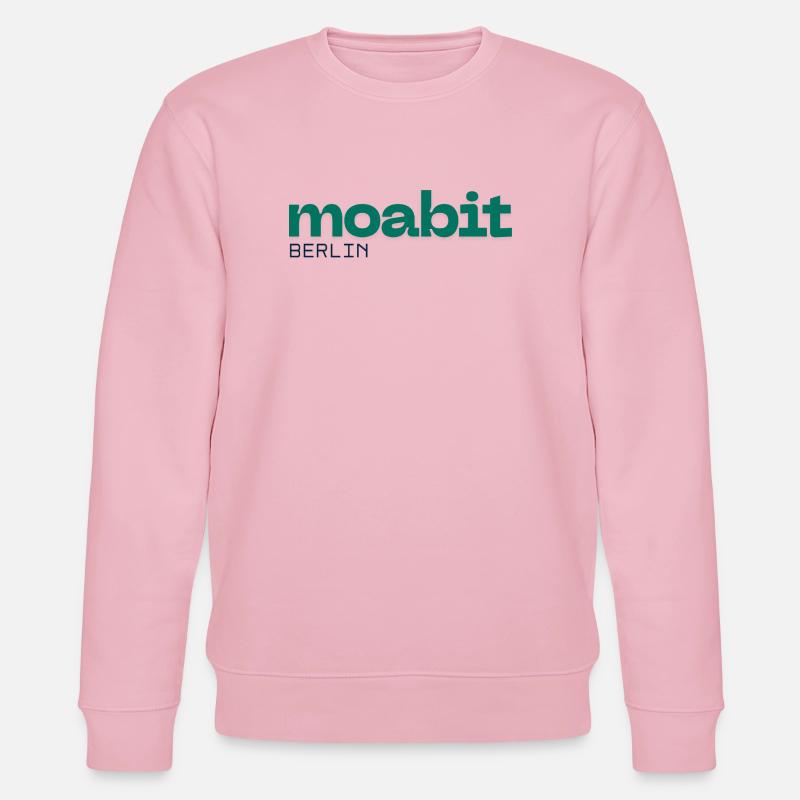 Moabit Berlin Schönes simples Design - Stanley/Stella Unisex Bio-Sweatshirt CHANGER  - Hellrosa