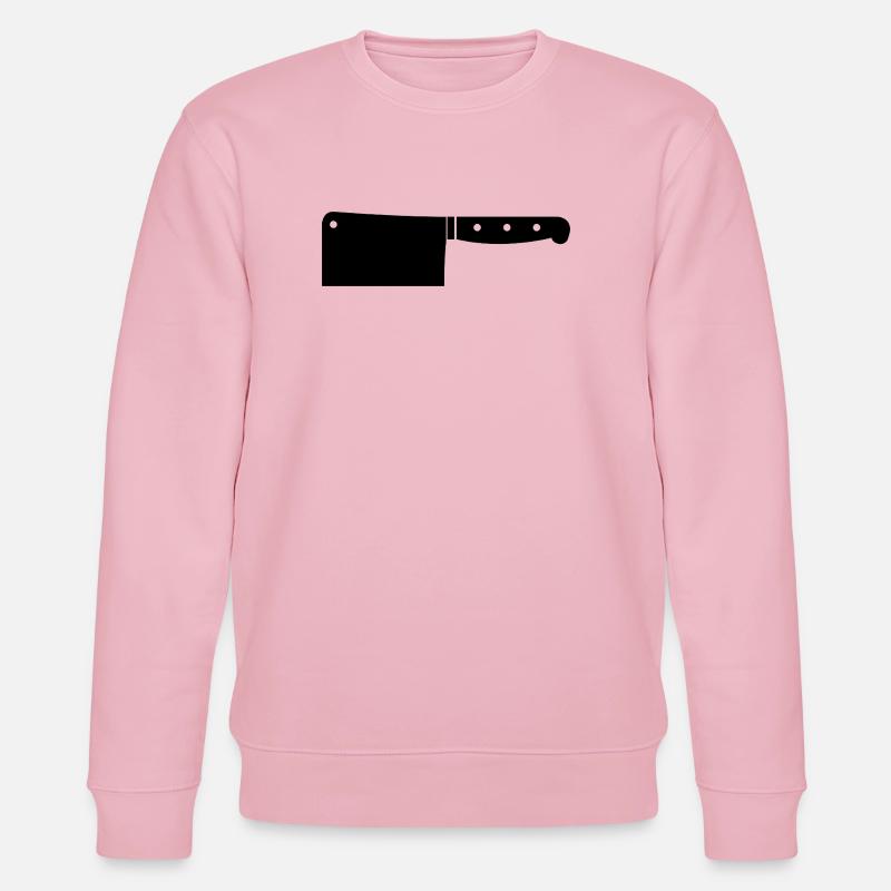 Fleischbeil - Stanley/Stella Unisex Bio-Sweatshirt CHANGER  - Hellrosa