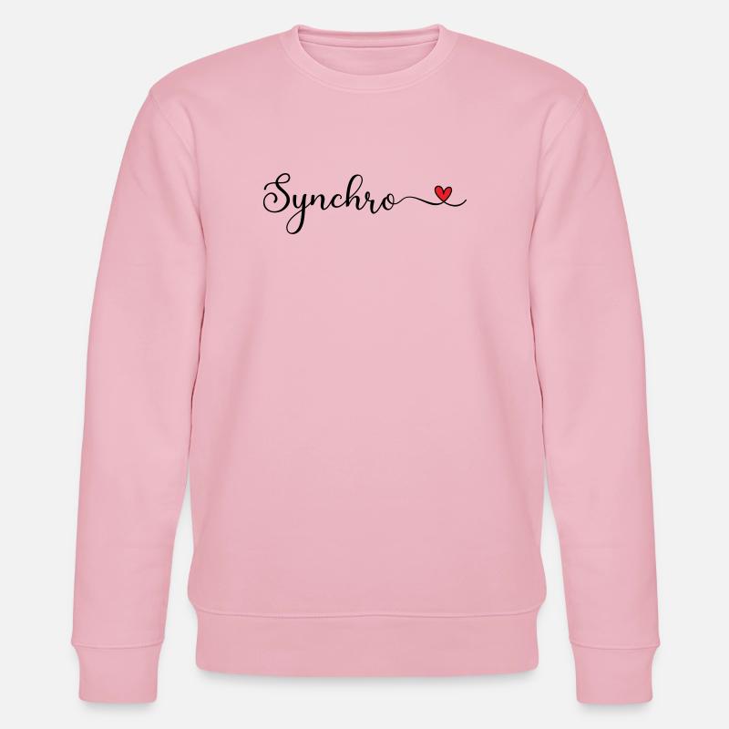 Nage synchronisée - Sweat bio CHANGER Stanley/Stella Unisexe - rose pâle