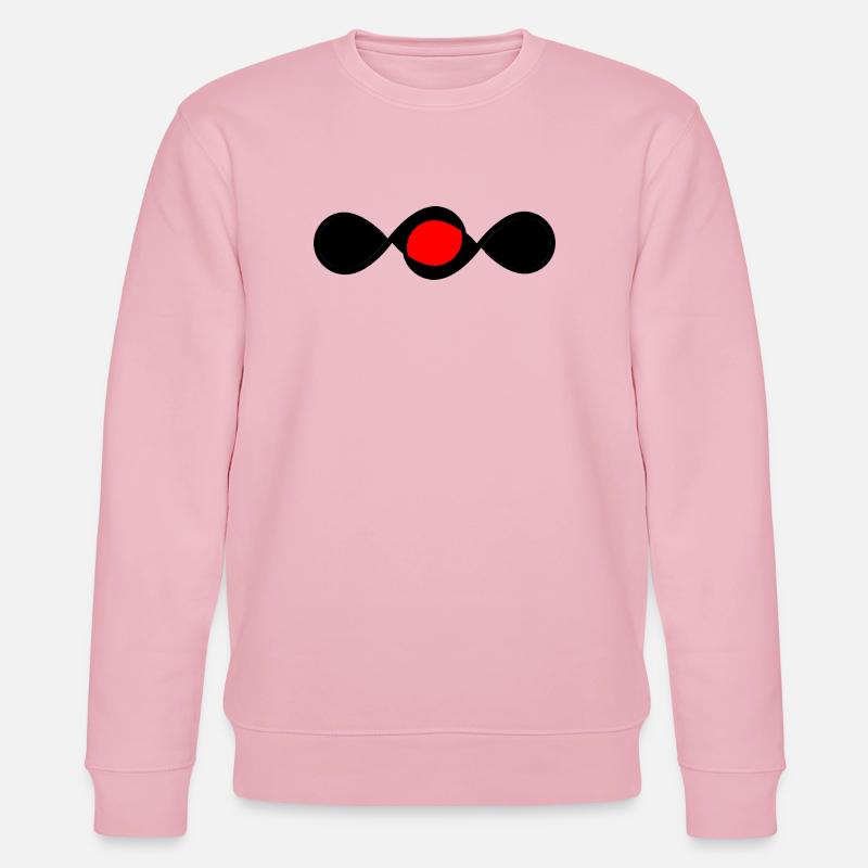 Red Infinity Spotlight - Stanley/Stella CHANGER Unisex Organic Sweatshirt - cotton pink
