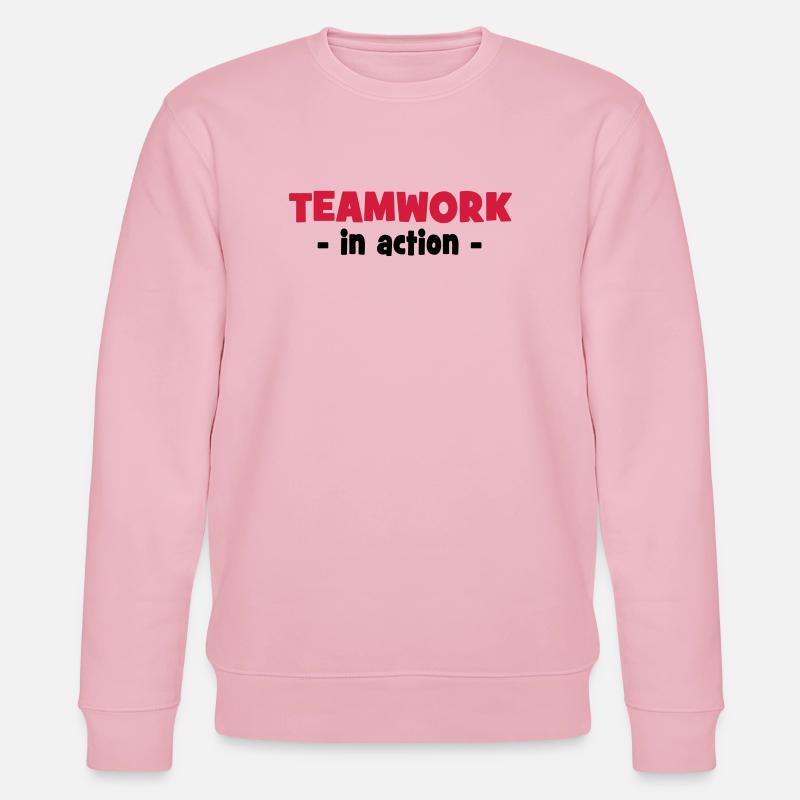 Teamwork in Action - Stanley/Stella CHANGER Unisex Organic Sweatshirt - cotton pink