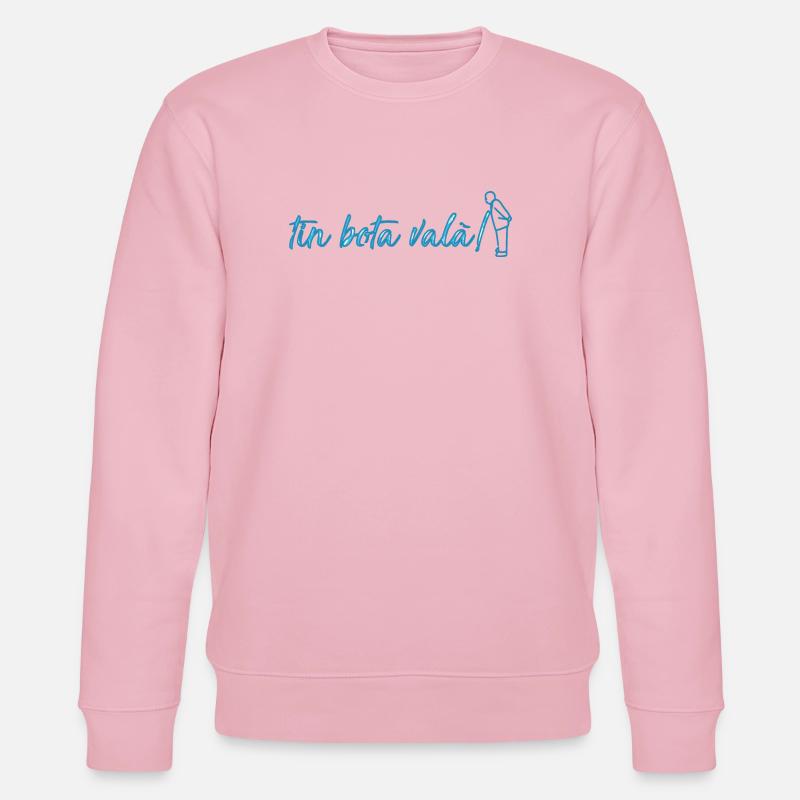 tin bota valé - Stanley/Stella Unisex Bio-Sweatshirt CHANGER  - Hellrosa