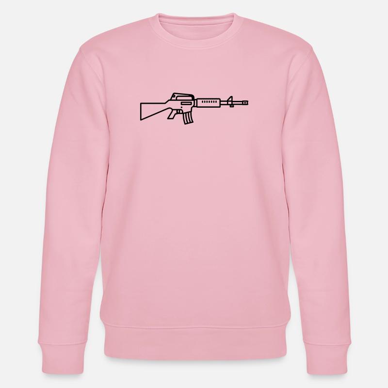 Waffe - Stanley/Stella Unisex Bio-Sweatshirt CHANGER  - Hellrosa