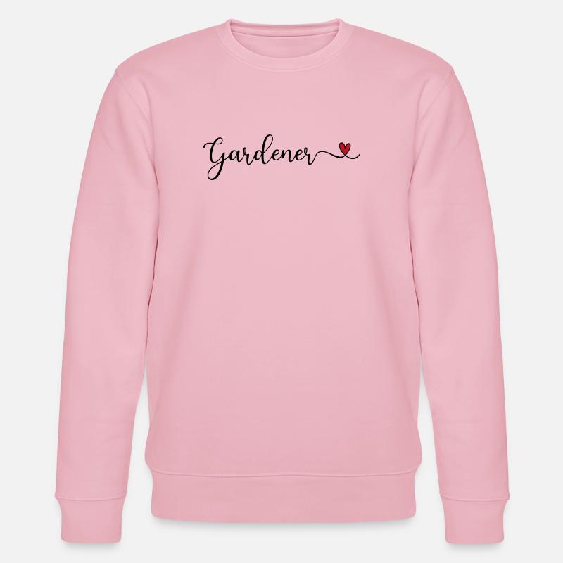 Jardinier - Sweat bio CHANGER Stanley/Stella Unisexe - rose pâle