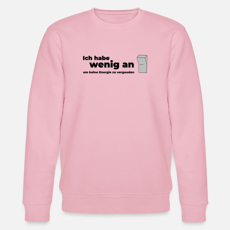 WENIG AN - Stanley/Stella Unisex Bio-Sweatshirt CHANGER  - Hellrosa