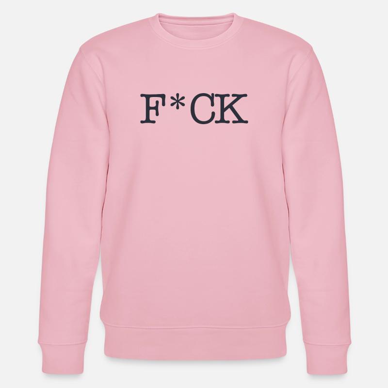F_CK_Black - Sweat bio CHANGER Stanley/Stella Unisexe - rose pâle