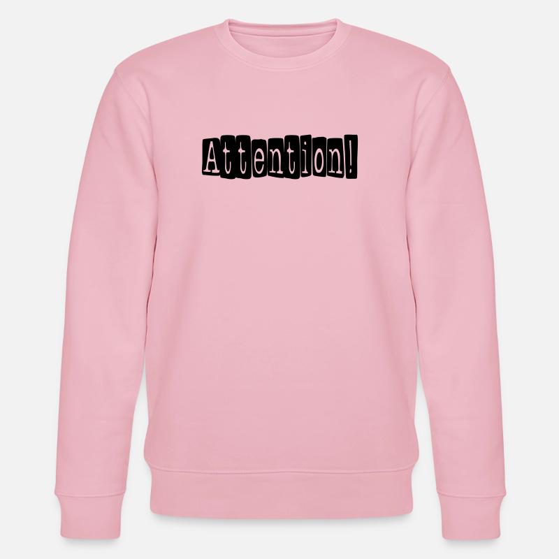 Attention - Stanley/Stella Unisex Bio-Sweatshirt CHANGER  - Hellrosa