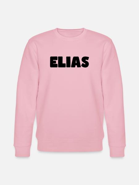 Elias Name - Stanley/Stella CHANGER Unisex Organic Sweatshirt - cotton pink
