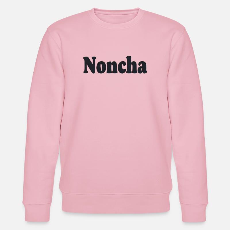 Noncha – Flämisches Textdesign - Stanley/Stella Unisex Bio-Sweatshirt CHANGER  - Hellrosa