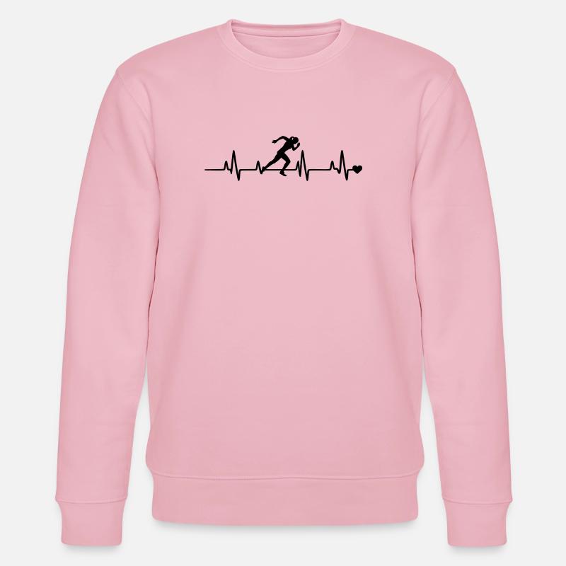 coureur - Sweat bio CHANGER Stanley/Stella Unisexe - rose pâle