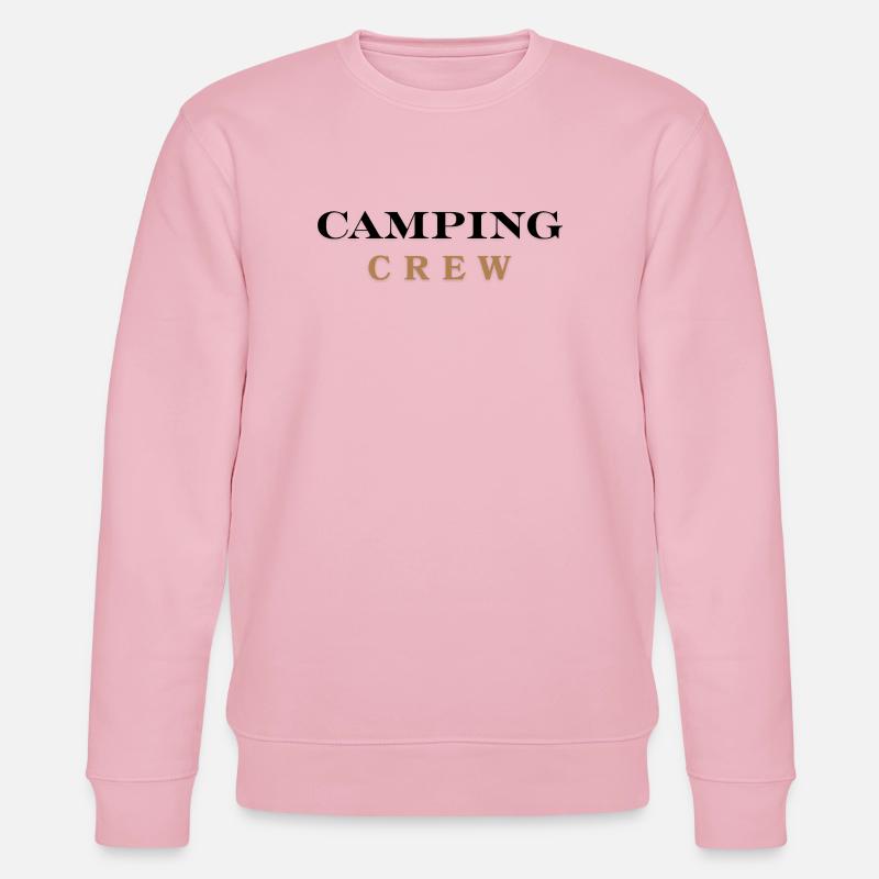 Équipe de camping - Sweat bio CHANGER Stanley/Stella Unisexe - rose pâle