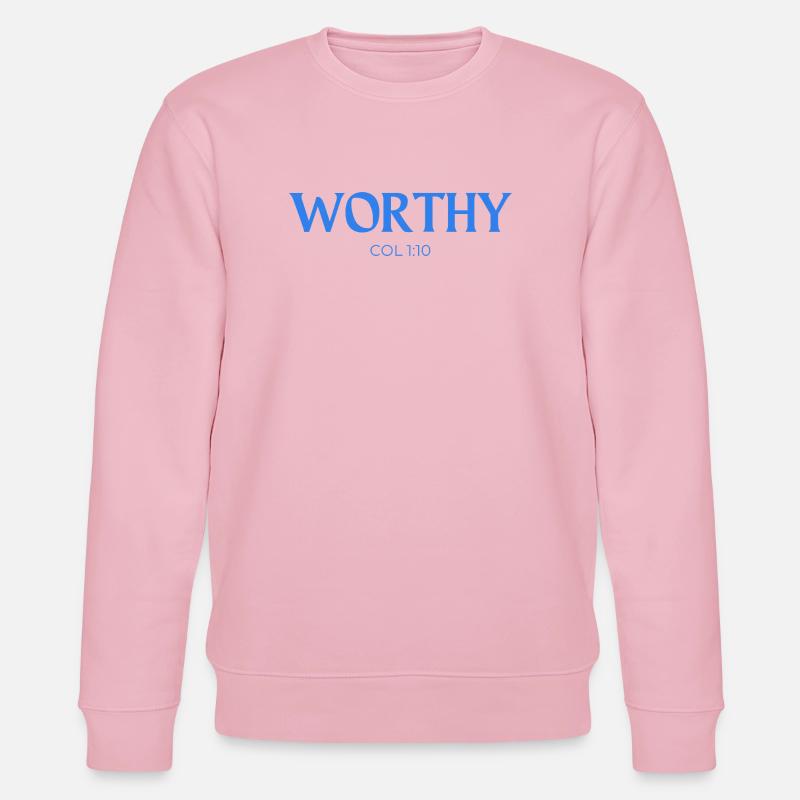 WÜRDIG - Stanley/Stella Unisex Bio-Sweatshirt CHANGER  - Hellrosa