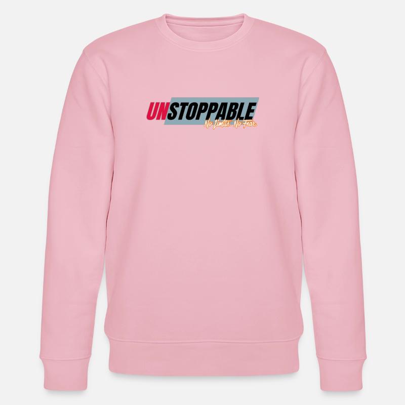 Inarrêtable Sans Limites - Sweat bio CHANGER Stanley/Stella Unisexe - rose pâle