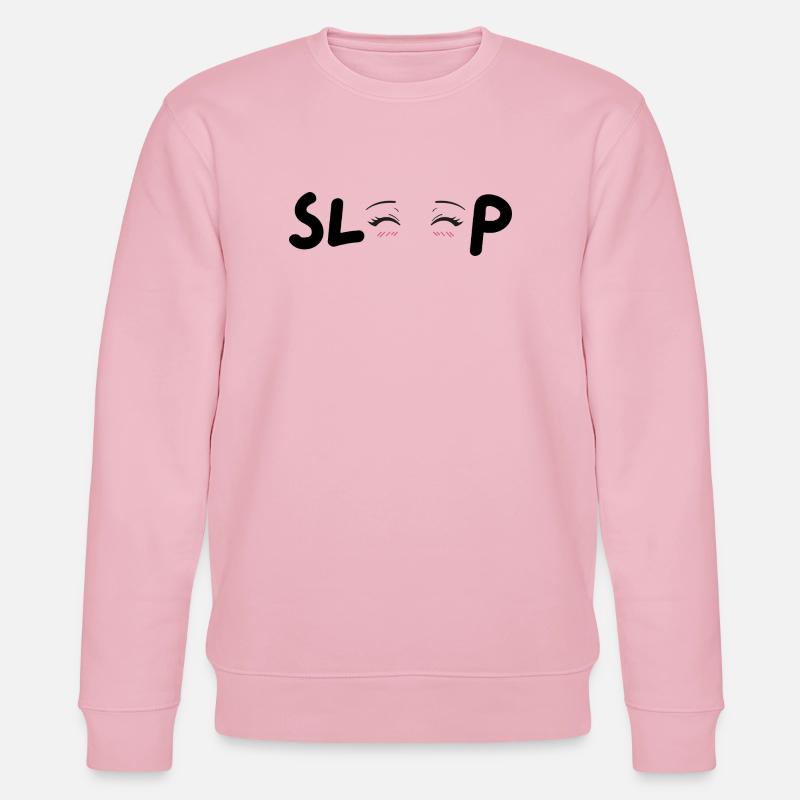 Pastel eyes and pink cheeks - Stanley/Stella CHANGER Unisex Organic Sweatshirt - cotton pink