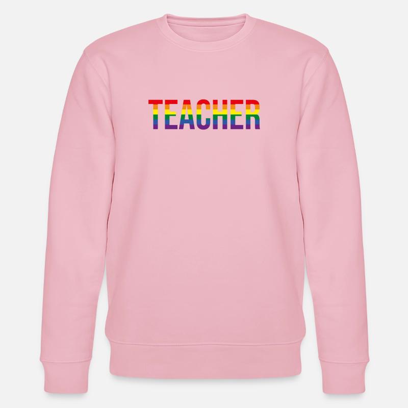 Teacher LGBT+ - Stanley/Stella Unisex Bio-Sweatshirt CHANGER  - Hellrosa