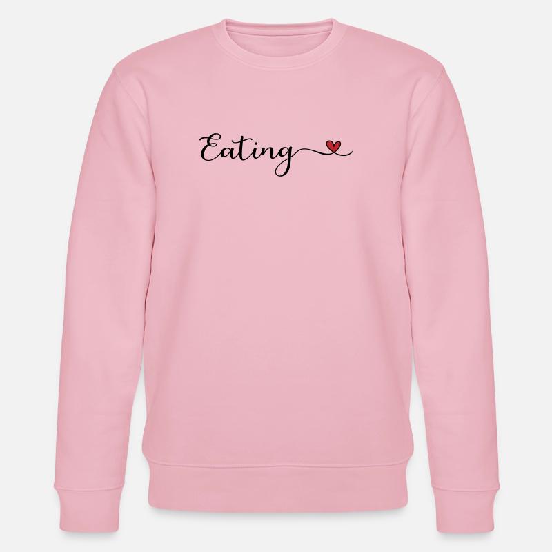 Eating - Stanley/Stella Unisex Bio-Sweatshirt CHANGER  - Hellrosa